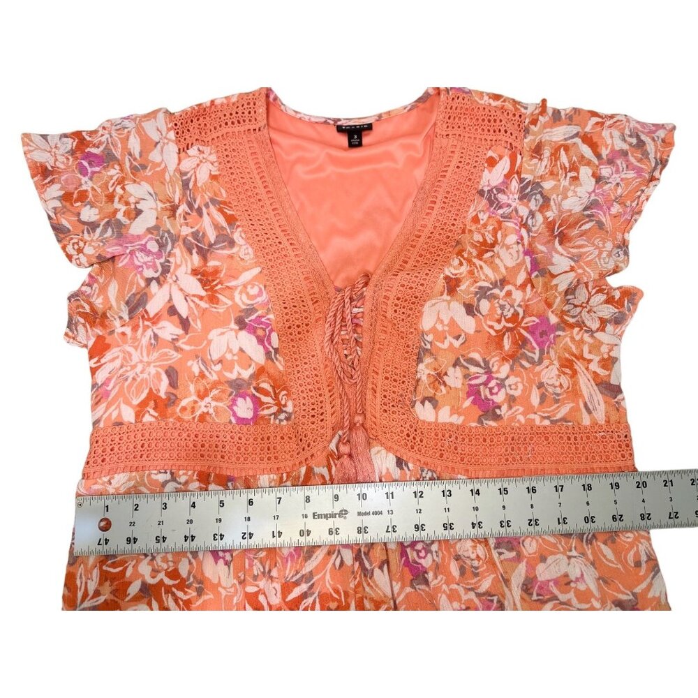 Torrid Orange Tiered Midi Sundress with Flutter Sleeves - Picture 6 of 16